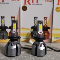 Автомобилни LED крушки Н7 и Н4, снимка 2 - Аксесоари и консумативи - 34113235