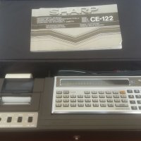 SHARP PC 1210. CE 122. 1980г. Ретро компютър и принтер. Първият програмируем ръчен компютър. Japan. , снимка 4 - Антикварни и старинни предмети - 40058755