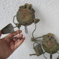 5 бр стари луди жаби метал пружини лот, снимка 8 - Други ценни предмети - 29124643
