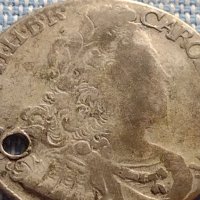 Сребърна монета 6 кройцера Карл шести Хал Свещена Римска Империя 13652, снимка 2 - Нумизматика и бонистика - 42899838