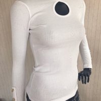 Дамска блуза рипс два цвята КОД 4, снимка 4 - Блузи с дълъг ръкав и пуловери - 31060673