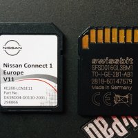 NISSAN Connect 1 (LCN1) V11 Sd Card 2023гд Оригинална сд карта Нисан Канект 1, снимка 1 - Аксесоари и консумативи - 27675302