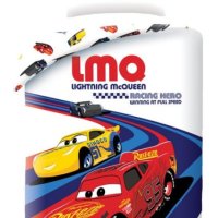 Оригинален детски спален комплект LmQ Lightning McQueen / Колите / Cars 100% памук, снимка 1 - Спално бельо и завивки - 42876038