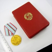 За укрепване братството по оръжия-Варшавски договор-1955-Медал-БА, снимка 7 - Колекции - 42744761