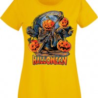 Дамска тениска Halloween 12,Halloween,Хелоуин,Празник,Забавление,Изненада,Обичаи,, снимка 9 - Тениски - 38146698