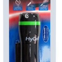 HyCell фенер с фокусиране, 55 lm, влагоустойчив, удароустойчив, Германия, снимка 4 - Прожектори - 31434694
