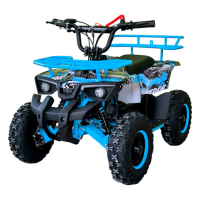 Max Motors ATV 49cc Детско бензиново АТВ 49 кубика - Blue Camouflage / Син камуфлаж, снимка 5 - Мотоциклети и мототехника - 44554168