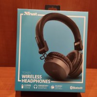 Безжични слушалки Trust - Tones, черни, снимка 4 - Bluetooth слушалки - 39352586