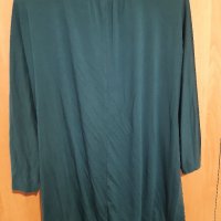 4-5XL Масленозелена блузка-туника от фино тънко трико,с ластиче на ханша,с 3/4 приле ръкав,като нова, снимка 4 - Туники - 37410295