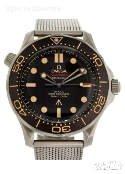 Топ цена!!! Мъжки луксозен часовник DIVER 300M OMEGA CO‑AXIAL MASTER 007 Edition , снимка 1