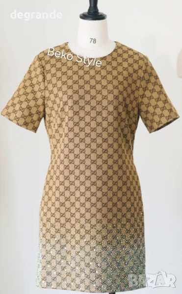 ТОП Модел рокля Gucci ВИДЕО НА МОДЕЛА, снимка 1