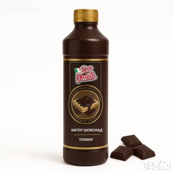 Топинг битер шоколад Don Gelato Premium, снимка 1