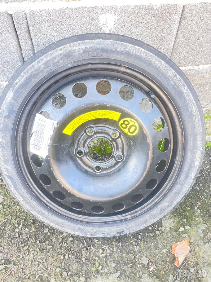 Резервна гума патерица 16″ 5×110 Opel, снимка 1