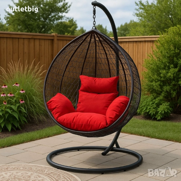 Люлка градинска висяща люлка тип гнездо,яйце–Промоция!, снимка 1