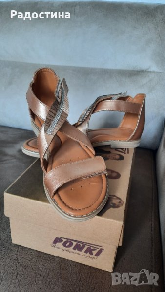 Красиви сандали Ponki номер 36, снимка 1