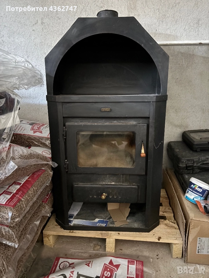 Камина с водна риза, 18 киловата, използвана, снимка 1