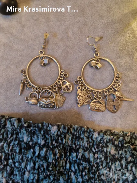 Бохо гащеризон XS/S + ръчно изработени обеци, снимка 1