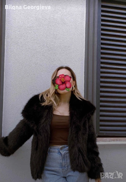 Дамско пухено якенце, снимка 1