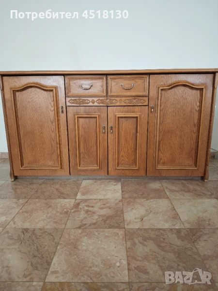 Голям масивен бароков скрин, снимка 1