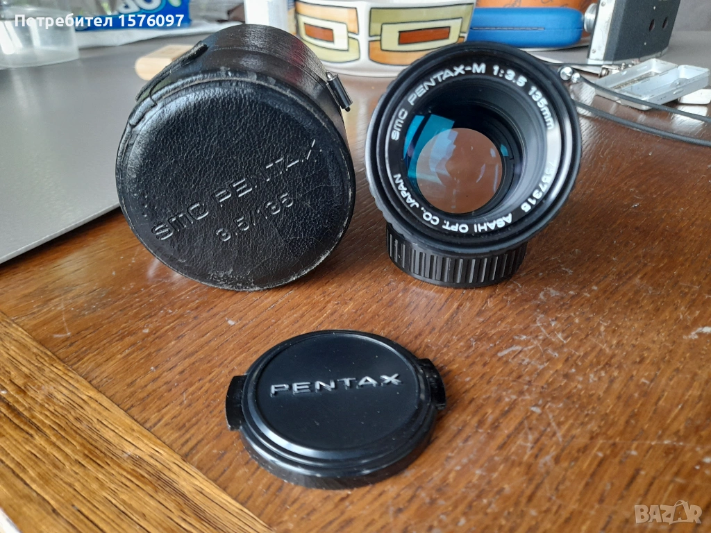 Ръчно фокусен обектив SMC Pentax-M 135mm f/3.5, снимка 1