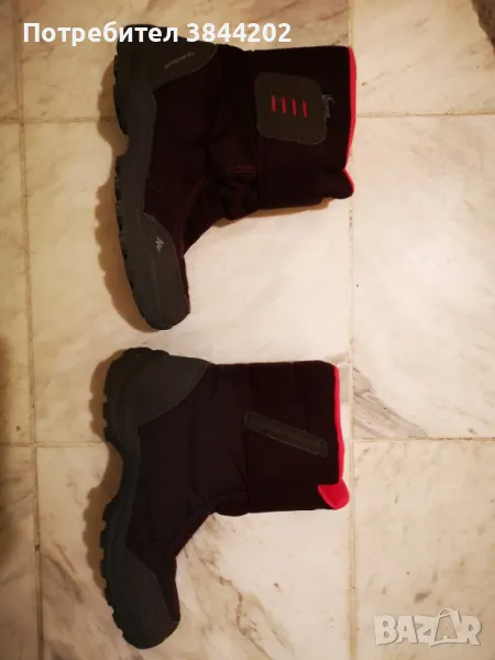 непромокаеми ботуши за преходи в сняг sh100, с велкро, № 37, снимка 1