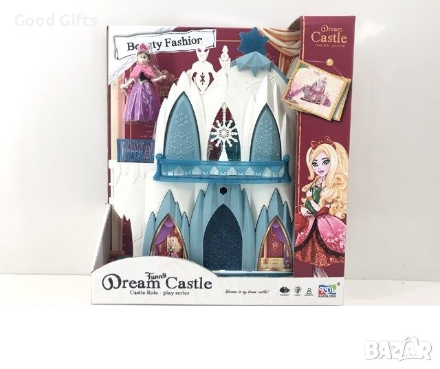 Музикален Замък с кукла, със светлина Dream Castle, снимка 1