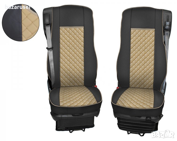 К-т Тапицерия LKW DAF XF 106 (2015-2021) Бежово, снимка 1