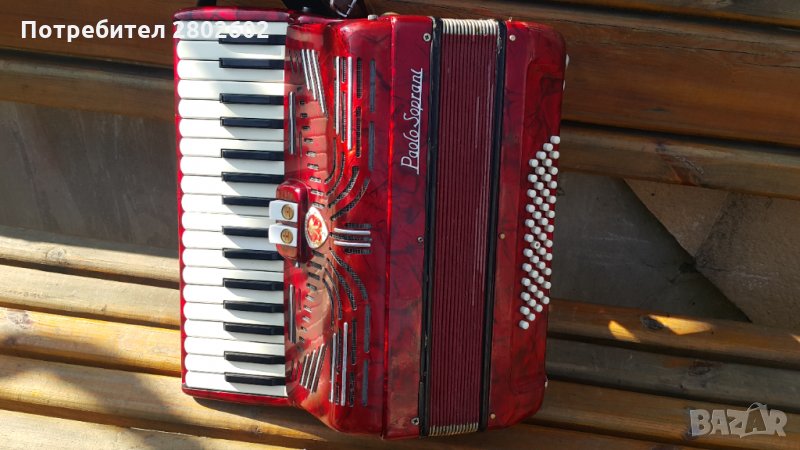 Акордеон Paolo Soprani Паоло Сопрани 48 баса, снимка 1