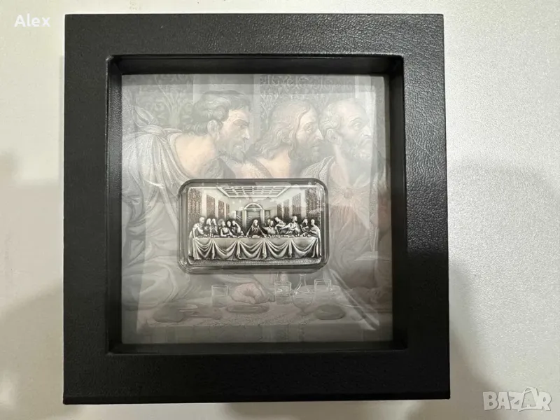 Сребърна монета 'The Last Supper' Cameroon 2000 CFA Francs 2019 2 Oz, снимка 1
