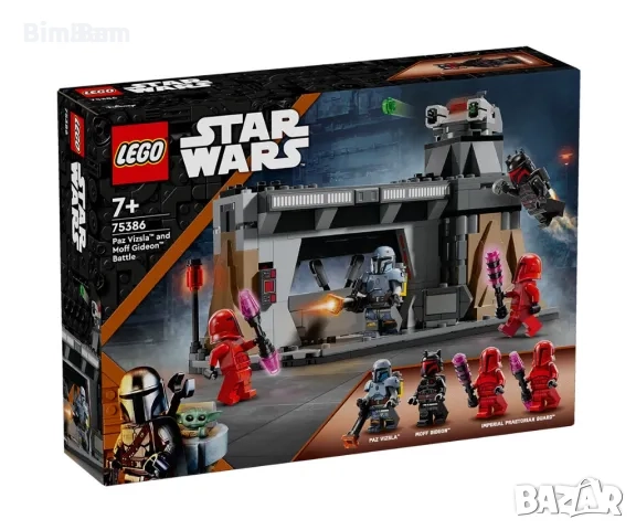 Конструктор LEGO® Star Wars™ 75386 - Битка между Паз Висла и Моф Гидиън / 289 части, снимка 1