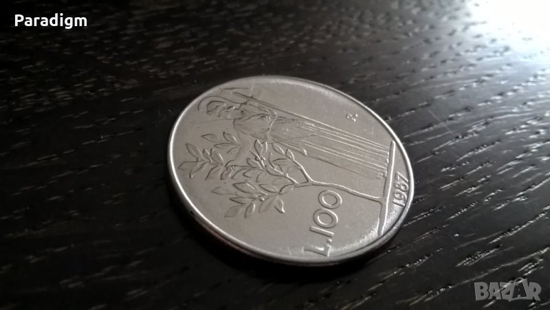 Монета - Италия - 100 лири | 1987г., снимка 1