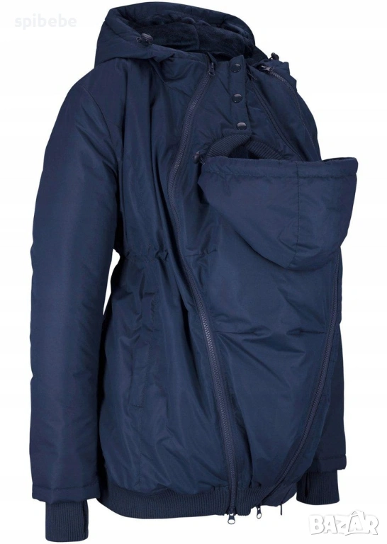 Ново зимно яке за бременни и бебеносене размери S (36), снимка 1