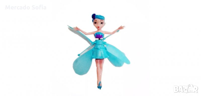 Летяща синя фея – кукла, снимка 1