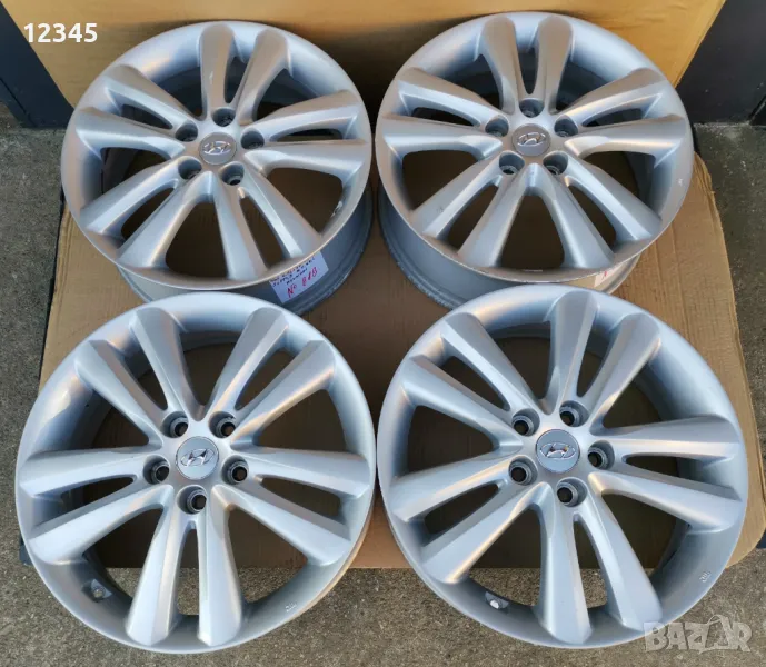 18’’5x114,3 originalni za hyundai  ix35 18”5х114,3 оригинални за хюндай-№818, снимка 1