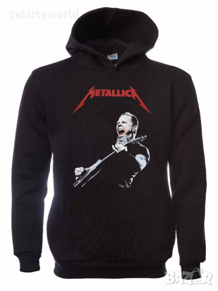 Нов мъжки суичър с дигитален печат на музикалната група Metallica (Металика), снимка 1
