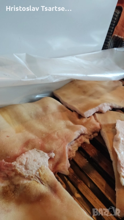 Продавам прясна сланина с кожа, снимка 1