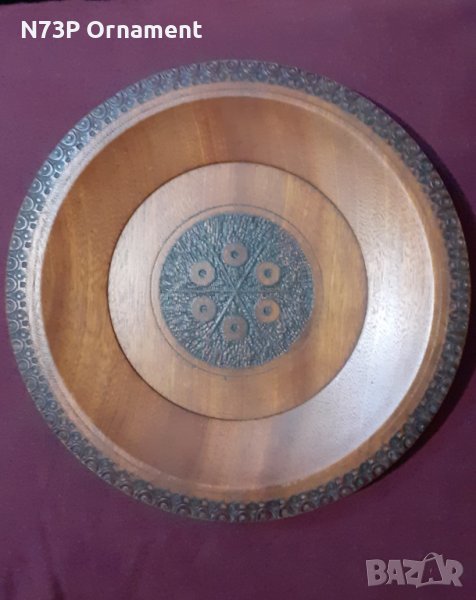 СТАРА ДЪРВЕНА ЧИНИЯ. КОЛЕКЦИЯ. РЪЧНА ИЗРАБОТКА. , снимка 1