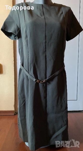 Рокля H&M класическа с колан, снимка 1
