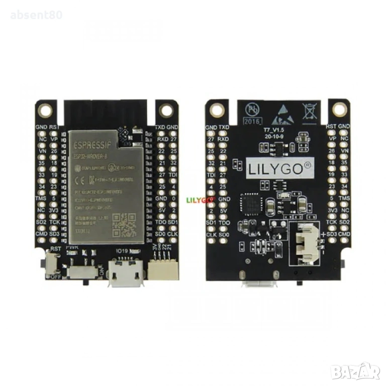LILYGO TTGO T7 Mini32 V1.5 (16MB) ESP32 Dual Core, снимка 1