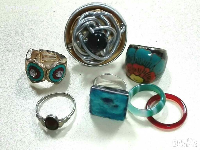 Лот от авторски пръстени, снимка 1