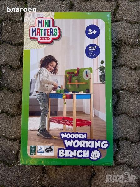 детска бебешка работилница с допълнителни инструменти маса игра образователна стая, снимка 1