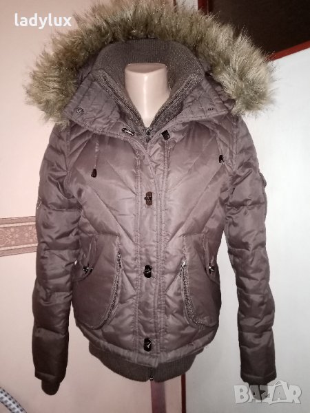 Staff & Co, Гъши пух, с Качулка, Яке, Размер М. Код 1422, снимка 1