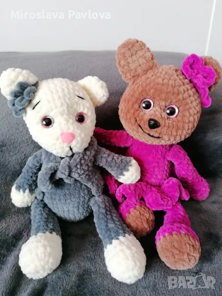 Плетени играчки на една кука , снимка 1