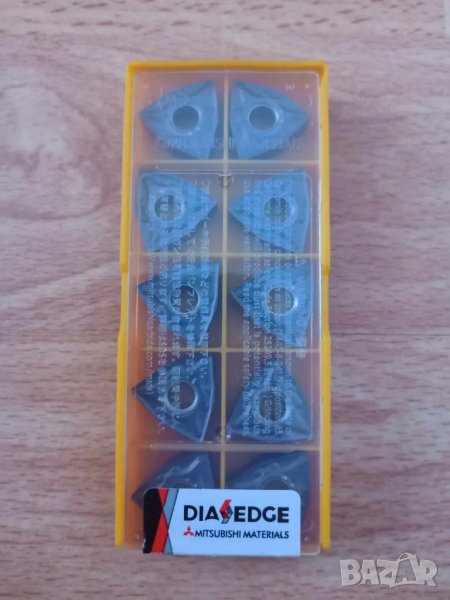 Комплект от 10 броя стругарски пластини DIA EDGE WNMG080408-MA, снимка 1