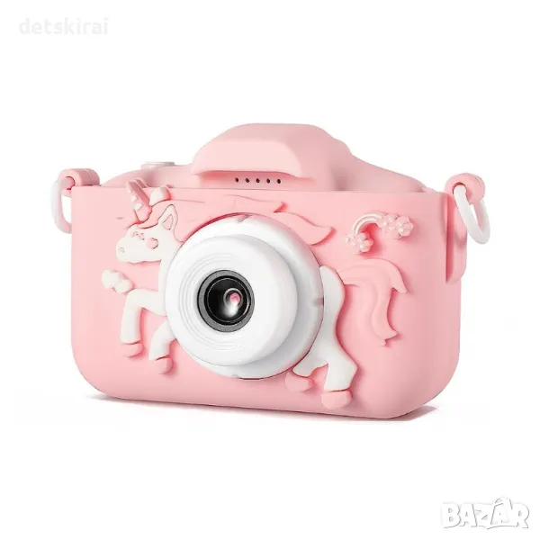 Детски Фото апарат - различни мотиви в розово, снимка 1