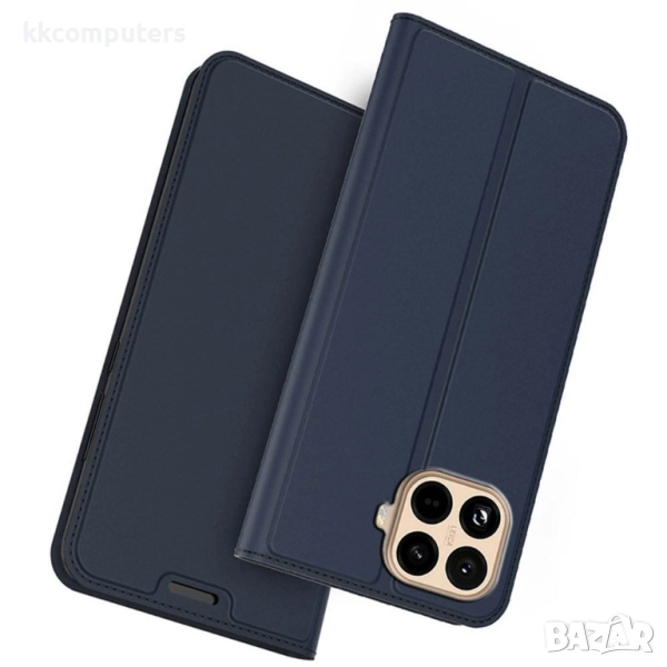 Калъф за Xiaomi 15T Pro с Протектор | Кожен с джоб за карти и стойка | Магнитно затваряне | 4 Цвята, снимка 1