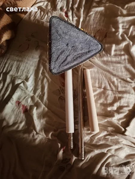 моп триъгълен въртящ на 360 - 2 броя са , снимка 1