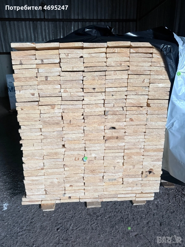 Шведски Дървен Материал Калиброван 125/63мм 4.20м., снимка 1