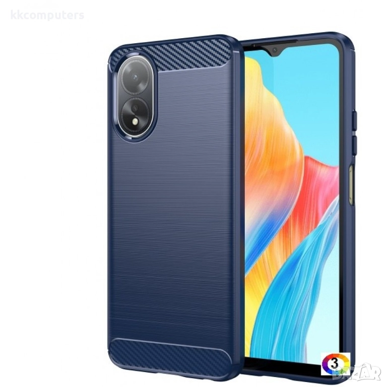OPPO A38 4G Carbon Fiber Калъф и Протектор, снимка 1