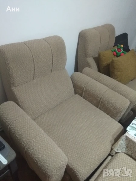 2 табуретки с 2 фотюйла, снимка 1